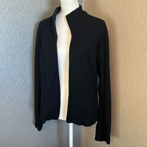 Size 8 jacket Carlisle zip front black